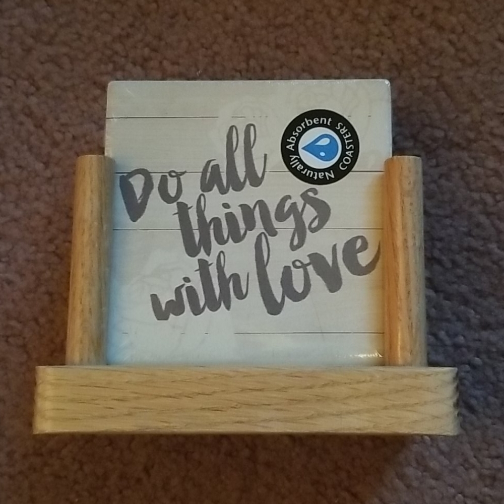 Handmade coaster holder